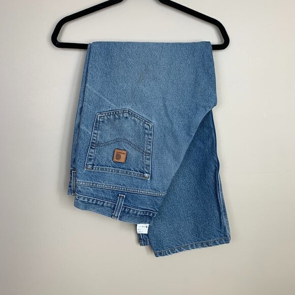 Carhartt Traditional Fit Medium Wash Jeans Size 38x30 - Picture 1 of 11